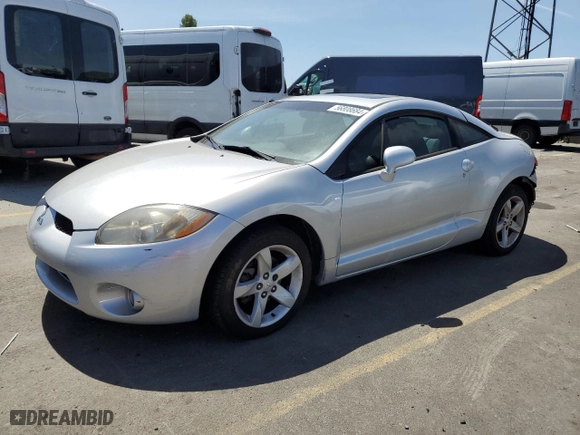 2007 Mitsubishi Eclipse GT with VIN 4A3AK34T77E051865, listed as a Copart auction lot 56808684 with 181,077 mi miles and Clean Title. Bid and sale history available at carsss.com. Image 1.