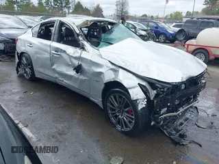 2018 Infiniti Q50 Red Sport 400 с VIN JN1FV7AP8JM460553, выставлен на аукционе IAAI как лот 41863662 с пробегом 89 139 миль миль и . История ставок и продаж доступна на DreamBid. Изображение 1.