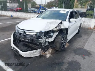 2016 Honda Accord Sport with VIN 1HGCR2F50GA104771, listed as a IAAI auction lot 42573783 with 100,594 mi miles and . Bid and sale history available at DreamBid. Image 2.