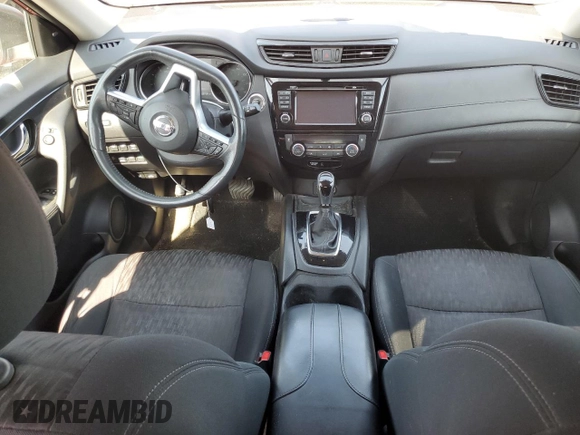 2017 Nissan Rogue SV with VIN 5N1AT2MV0HC794775, listed as a Copart auction lot 61019895 with 128,708 mi miles and Salvage title. Bid and sale history available at DreamBid. Image 8.