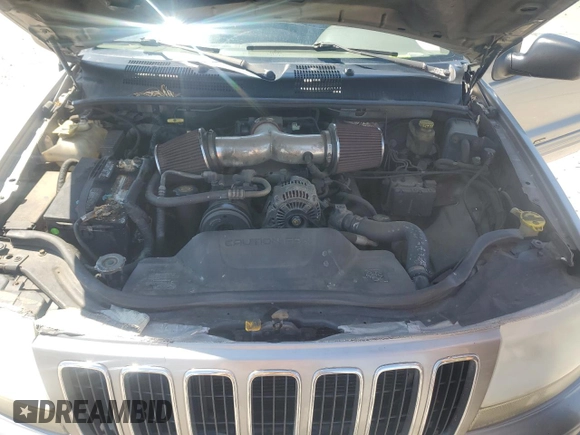 2001 Jeep Grand Cherokee Limited with VIN 1J4GW58N11C568908, listed as a Copart auction lot 55697175 with 214,491 mi miles and Clean Title. Bid and sale history available at DreamBid. Image 12.