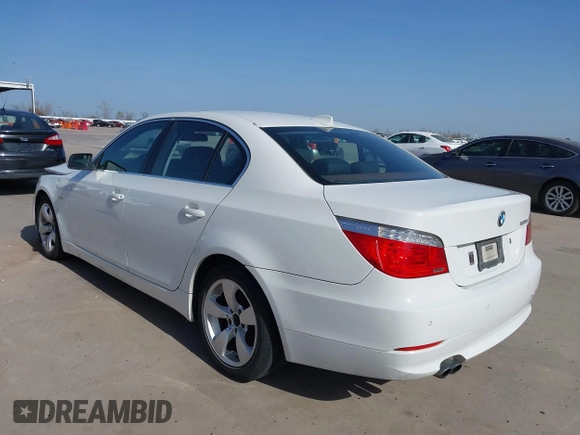 2008 BMW 5 Series 528i with VIN WBANU53558CT13907, listed as a IAAI auction lot 41793831 with Not Provided miles and . Bid and sale history available at carsss.com. Image 3.