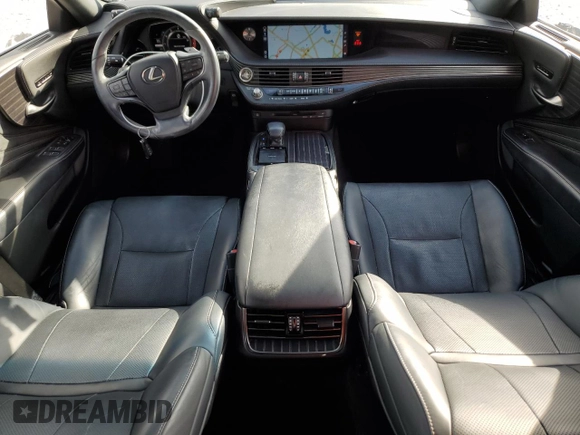 2018 Lexus LS 500 with VIN JTHB51FF6J5004309, listed as a Copart auction lot 43911335 with 95,668 mi miles and Clean title. Bid and sale history available at DreamBid. Image 8.