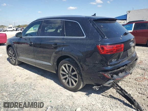 2017 Audi Q7 Premium Plus with VIN WA1LAAF74HD031710, listed as a Copart auction lot 52787805 with 57,298 mi miles and Salvage Title. Bid and sale history available at DreamBid. Image 2.