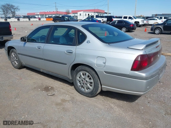 2002 Chevrolet Impala with VIN 2G1WF55E529280705, listed as a IAAI auction lot 41892864 with 72,815 mi miles. Bid and sale history available at carsss.com. Image 3.