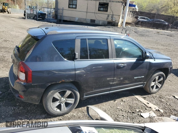 2016 Jeep Compass Latitude with VIN 1C4NJDEB3GD588421, listed as a Copart auction lot 51737975 with 100,390 mi miles and Salvage Title. Bid and sale history available at carsss.com. Image 3.