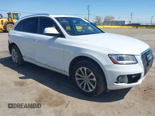 2015 Audi Q5 Premium Plus with VIN WA1LFAFP6FA096946, listed as a IAAI auction lot 41956824 with 97,328 mi miles and . Bid and sale history available at DreamBid. Image 1.