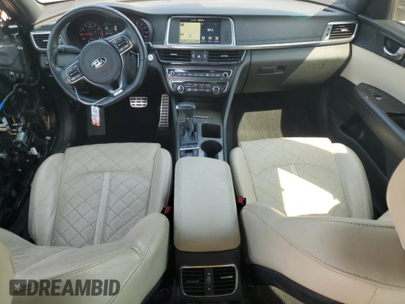 2016 Kia Optima SXL Turbo with VIN 5XXGV4L22GG066837, listed as a Copart auction lot 60989355 with 100,926 mi miles and Salvage title. Bid and sale history available at DreamBid. Image 8.