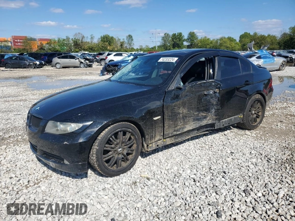 2006 BMW 3 Series 325i with VIN WBAVB13526KX41399, listed as a Copart auction lot 74233224 with 116,737 mi miles and Salvage Title. Bid and sale history available at carsss.com. Image 1.