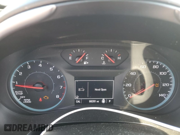 2016 Chevrolet Malibu LS with VIN 1G1ZB5ST9GF252609, listed as a Copart auction lot 62217575 with 98,281 mi miles and Salvage title. Bid and sale history available at DreamBid. Image 9.