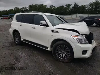 2019 Nissan Armada Platinum with VIN JN8AY2NE0K9759649, listed as a Copart auction lot 57716743 with 45,495 mi miles. Bid and sale history available at carsss.com. Image 11.