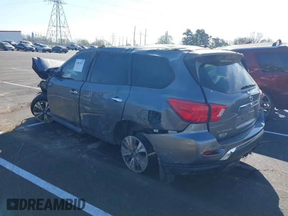 2017 Nissan Pathfinder Platinum with VIN 5N1DR2MN3HC658846, listed as a IAAI auction lot 41867832 with 108,764 mi miles. Bid and sale history available at carsss.com. Image 3.