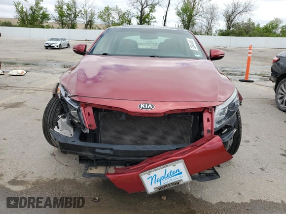 2014 Kia Optima EX z VIN 5XXGN4A73EG265049, wystawiony jako Copart lot #53944645 z przebiegiem 89 041 mil mil oraz Szkoda całkowita • Salvage title. Historia ofert i sprzedaży dostępna na DreamBid. Obrazek 5.