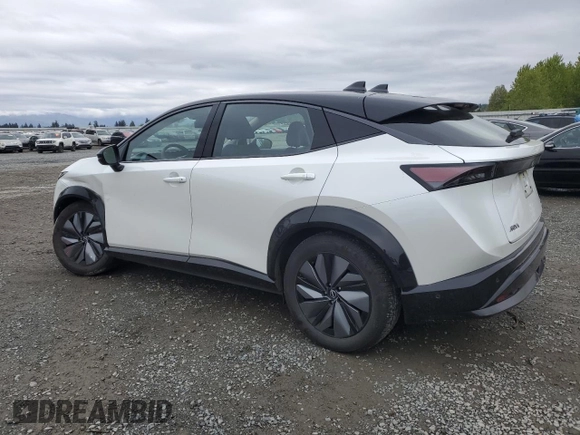 2023 Nissan ARIYA Platinum+ with VIN JN1DF0CD0PM700492, listed as a Copart auction lot 54740585 with 22,670 mi miles and Salvage title. Bid and sale history available at DreamBid. Image 2.