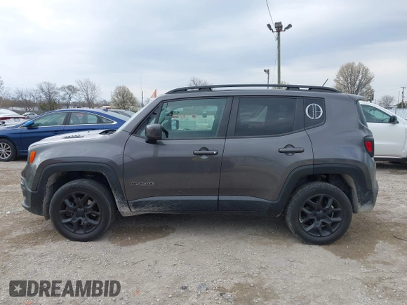 2017 Jeep Renegade Latitude with VIN ZACCJBBB0HPE88196, listed as a IAAI auction lot 42076789 with 127,008 mi miles. Bid and sale history available at carsss.com. Image 14.