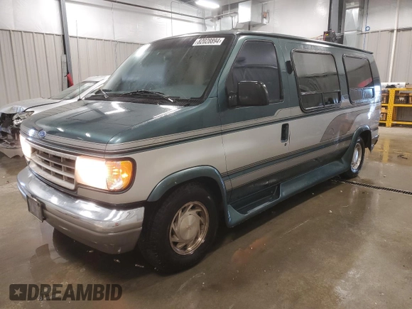 1995 Ford Econoline Cargo with VIN 1FDEE14H9SHA53311, listed as a Copart auction lot 82028894 with 112,647 mi miles and Clean Title. Bid and sale history available at DreamBid. Image 1.
