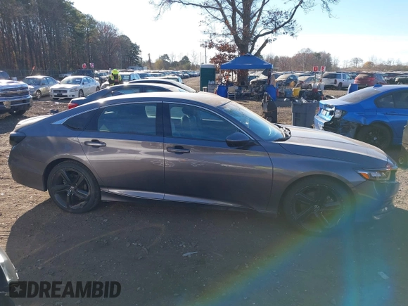 2018 Honda Accord Sedan Sport 1.5T with VIN 1HGCV1F3XJA249635, listed as a IAAI auction lot 40832285 with 89,762 mi miles. Bid and sale history available at carsss.com. Image 13.