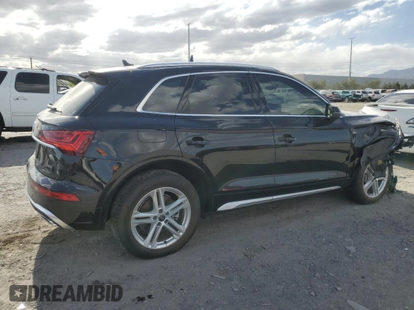 2024 Audi Q5 S line Premium with VIN WA1G2AFY2R2079310, listed as a Copart auction lot 56993615 with 4,484 mi miles and Salvage title. Bid and sale history available at DreamBid. Image 3.
