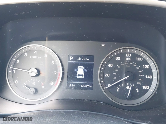 2020 Hyundai Tucson Sport with VIN KM8J33AL8LU251329, listed as a IAAI auction lot 41254246 with 61,626 mi miles. Bid and sale history available at carsss.com. Image 7.