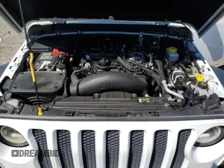 2018 Jeep Wrangler Unlimited Sport S with VIN 1C4HJXDN4JW240844, listed as a Copart auction lot 55578405 with 70,369 mi miles and Salvage title. Bid and sale history available at DreamBid. Image 12.