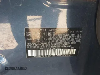 2021 Subaru Outback Premium с VIN 4S4BTACC9M3172541, выставлен на аукционе IAAI как лот 42179694 с пробегом 28 480 миль миль и . История ставок и продаж доступна на DreamBid. Изображение 9.