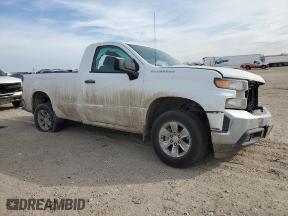 2019 Chevrolet Silverado 1500 Work Truck with VIN 3GCNWAEF5KG194594, listed as a Copart auction lot 44603345 with 80,401 mi miles and Salvage Title. Bid and sale history available at DreamBid. Image 4.