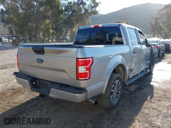 2020 Ford F-150 XL with VIN 1FTEW1C49LKD40054, listed as a IAAI auction lot 41837928 with 163,666 mi miles. Bid and sale history available at carsss.com. Image 4.