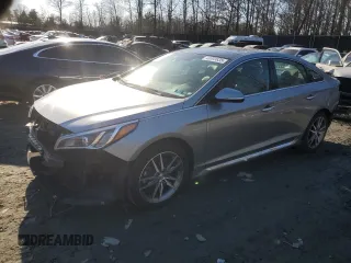 2015 Hyundai Sonata Sport with VIN 5NPE34AB7FH062706, listed as a Copart auction lot 43003835 with 78,709 mi miles and Salvage Title. Bid and sale history available at carsss.com. Image 1.