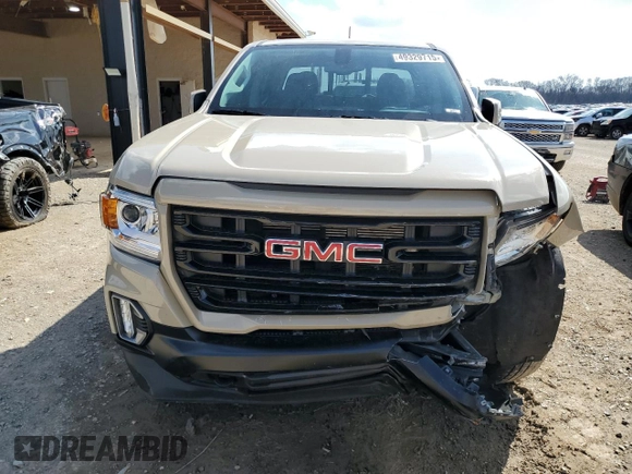 2022 GMC Canyon 4WD Elevation with VIN 1GTG6CEN3N1294420, listed as a Copart auction lot 49329715 with 28,171 mi miles and Salvage Title. Bid and sale history available at carsss.com. Image 5.