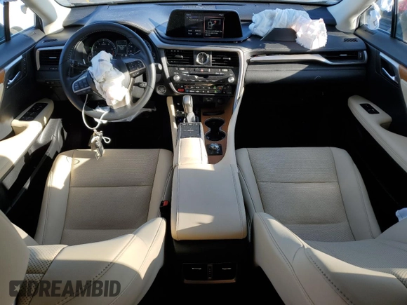 2022 Lexus RX with VIN 2T2HZMDAXNC343166, listed as a Copart auction lot 48301185 with 27,160 mi miles and Salvage Title. Bid and sale history available at carsss.com. Image 8.