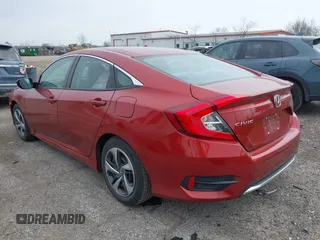 2020 Honda Civic LX с VIN 2HGFC2F60LH577654, выставлен на аукционе IAAI как лот 41996439 с пробегом 41 851 миль миль и . История ставок и продаж доступна на DreamBid. Изображение 3.