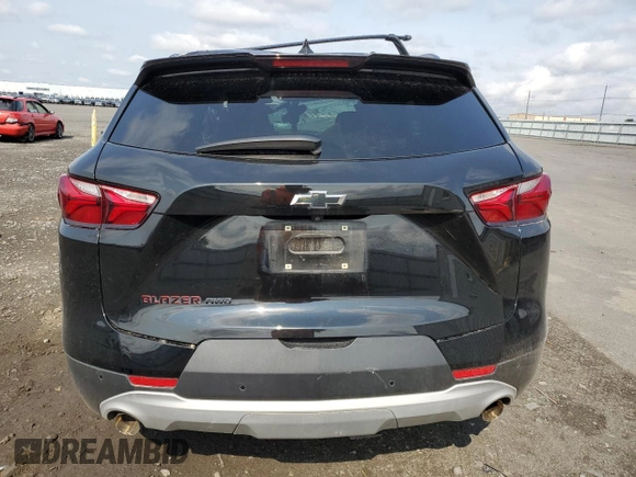 2020 Chevrolet Blazer LT with VIN 3GNKBHRS1LS615165, listed as a Copart auction lot 61950395 with Not provided miles and Non repairable. Bid and sale history available at DreamBid. Image 6.