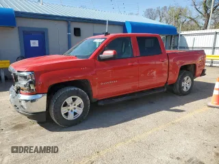 2017 Chevrolet Silverado 1500 LT with VIN 3GCUKREH6HG376269, listed as a Copart auction lot 51812935 with 119,966 mi miles and Salvage Title. Bid and sale history available at DreamBid. Image 1.