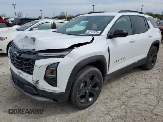 2025 Chevrolet Equinox FWD LT with VIN 3GNAXHEG6SL260212, listed as a Copart auction lot 53155985 with 383 mi miles and Salvage title. Bid and sale history available at DreamBid. Image 1.