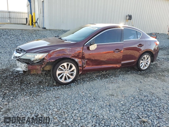 2016 Acura ILX with VIN 19UDE2F33GA011323, listed as a Copart auction lot 87594655 with 126,375 mi miles and Salvage Title. Bid and sale history available at carsss.com. Image 1.