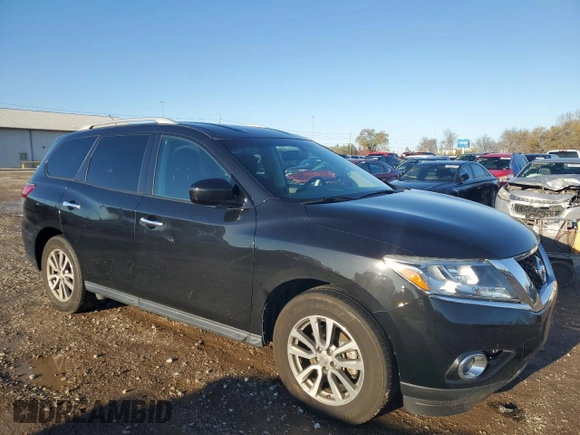2016 Nissan Pathfinder Platinum with VIN 5N1AR2MN1GC615298, listed as a Copart auction lot 80783834 with 72,877 mi miles and Salvage Title. Bid and sale history available at carsss.com. Image 4.