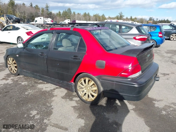 2003 Mitsubishi Lancer OZ-Rally with VIN JA3AJ86E03U078826, listed as a IAAI auction lot 41700333 with 119,656 mi miles. Bid and sale history available at carsss.com. Image 3.