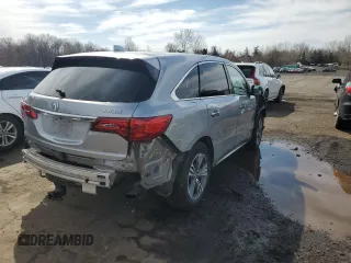 2019 Acura MDX with VIN 5J8YD4H34KL025242, listed as a Copart auction lot 52575055 with 119,060 mi miles and Salvage Title. Bid and sale history available at carsss.com. Image 3.