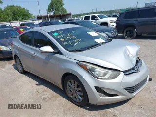 2014 Hyundai Elantra SE z VIN KMHDH4AE9EU043095, wystawiony jako IAAI lot #40867123 z przebiegiem 195 693 mil mil oraz . Historia ofert i sprzedaży dostępna na DreamBid. Obrazek 1.