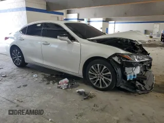 2021 Lexus ES 250 with VIN 58AD11D14MU003218, listed as a Copart auction lot 59742045 with Not provided miles and Salvage title. Bid and sale history available at DreamBid. Image 4.