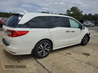 2019 Honda Odyssey Elite with VIN 5FNRL6H99KB013578, listed as a Copart auction lot 49246685 with 54,025 mi miles and Salvage title. Bid and sale history available at DreamBid. Image 3.