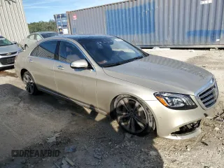 2020 Mercedes-Benz S S 560 with VIN WDDUG8GB3LA501004, listed as a Copart auction lot 73473184 with 35,068 mi miles and Salvage Title. Bid and sale history available at carsss.com. Image 4.