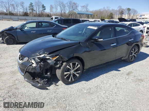 2016 Nissan Maxima S with VIN 1N4AA6AP4GC400769, listed as a Copart auction lot 49777255 with 91,693 mi miles and Salvage Title. Bid and sale history available at DreamBid. Image 1.
