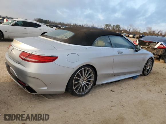 2017 Mercedes-Benz S 550 with VIN WDDXK8CB2HA029533, listed as a Copart auction lot 43313915 with Not Provided miles and Non Repairable. Bid and sale history available at DreamBid. Image 3.