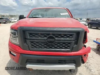 2024 Nissan Titan XD PRO-4X with VIN 1N6AA1FB9RN110722, listed as a Copart auction lot 64190064 with 4,732 mi miles and Salvage Title. Bid and sale history available at carsss.com. Image 5.