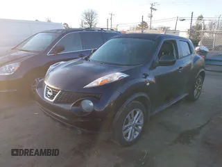 2011 Nissan Juke SL with VIN JN8AF5MR9BT010203, listed as a IAAI auction lot 41701075 with 152,600 mi miles. Bid and sale history available at carsss.com. Image 2.