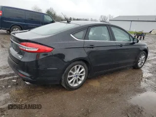 2017 Ford Fusion SE with VIN 3FA6P0HD4HR353470, listed as a Copart auction lot 51620435 with 81,537 mi miles and Salvage Title. Bid and sale history available at carsss.com. Image 3.