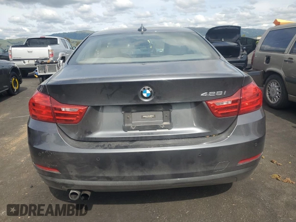 2015 BMW 4 Series 428i with VIN WBA3N3C57FK234685, listed as a Copart auction lot 52236575 with 115,093 mi miles and Salvage title. Bid and sale history available at DreamBid. Image 6.
