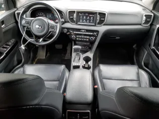 2019 Kia Sportage EX with VIN KNDPNCACXK7542002, listed as a Copart auction lot 53249515 with 110,708 mi miles and Salvage title. Bid and sale history available at DreamBid. Image 8.