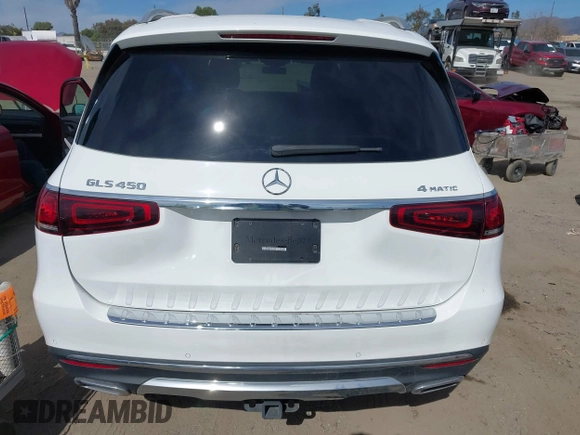 2021 Mercedes-Benz GLS with VIN 4JGFF5KE6MA420873, listed as a IAAI auction lot 41637588 with 51,709 mi miles. Bid and sale history available at carsss.com. Image 16.